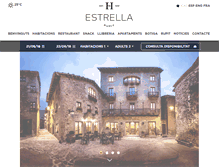 Tablet Screenshot of hostalestrella.com